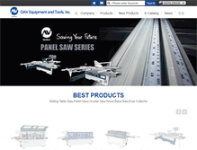Tablet Screenshot of oavequipment.com